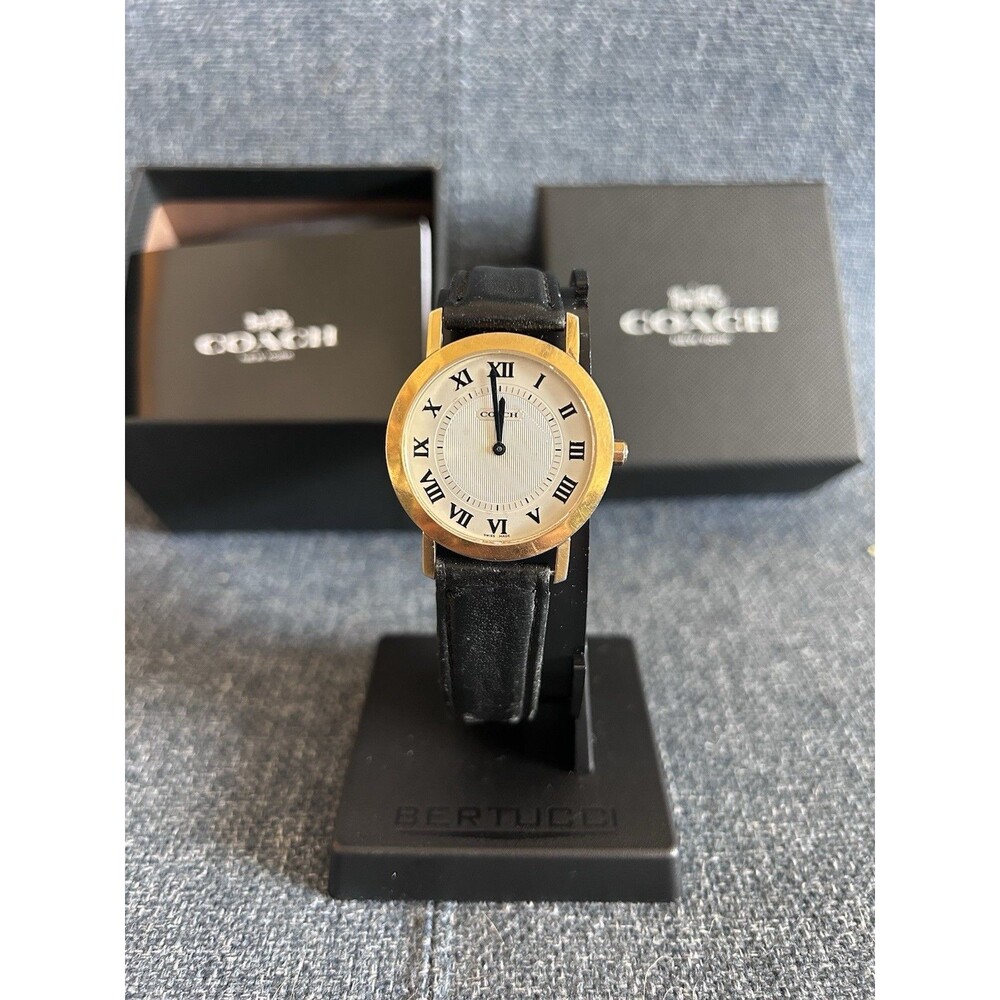 Classic Coach W133 Watch with New Battery- Stainless Steel Water Resistant 3ATM